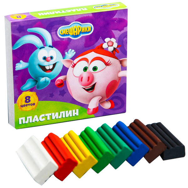 Пластилин 8 цветов